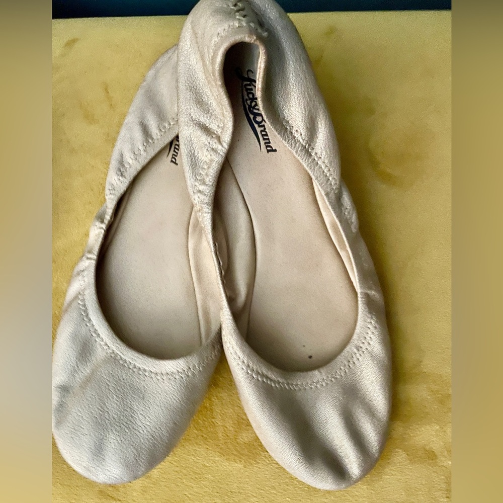Gold tan color Lucky Brand Shoes